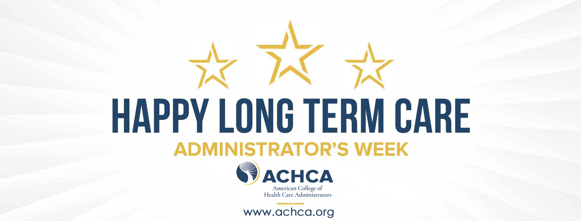 Long Term Care Administrators Week